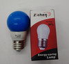 BULB LED ROUND 3W ZICHEN COLOR 110V