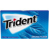 TRIDENT ORIGINAL FLAVOR GUM SUGAR FREE 14-PIECES