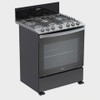 STOVE 6 BURNER WHIRLPOOL LWFR3100B 30" BLACK 1Y