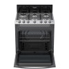 STOVE 6 BURNER WHIRLPOOL LWFR3100B 30" BLACK 1Y