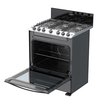 STOVE 6 BURNER WHIRLPOOL LWFR3100B 30" BLACK 1Y