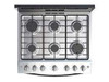 STOVE 6 BURNER WHIRLPOOL LWFR3100B 30" BLACK 1Y