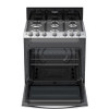STOVE 6 BURNER WHIRLPOOL LWFR3100B 30" BLACK 1Y