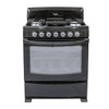 STOVE 6 BURNER WHIRLPOOL LWF5370B 30" BLACK 1Y