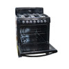 STOVE 6 BURNER WHIRLPOOL LWF5370B 30" BLACK 1Y