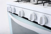 STOVE 4 BURNER WHIRLPOOL LWF7230Q 30" WHITE 1Y