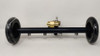 PRESSURE WASHER GUN JET RAIL BLACK ON WHEELS 4 JETS SURFACE & VEHICLE UNDERCARRIAGE (TWO LANCE)