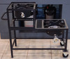 STOVE 2 BURNER LOTUS 70B STAND CAST IRON BURNER OUTDOOR