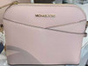 Bag Michael Kors Crossbody Dome Red / Blush Leather Gold