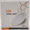 LIGHT LED PANEL 6W ROUND WARM WHITE 3000K FLAT DOWN LIGHT 2107-301 2PCS PACK