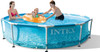 POOL INTEX 28207 10' X 30" METAL FRAME 3.1M WITH PUMP FILTER