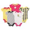 Baby Bodysuit Luvable Friends 5pcs Set Pink & yellow