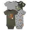 Baby Bodysuit Gerber 4pc Set Princess / Bear Green