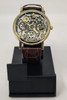 Watch Fashion Generic Men Clear Base Pinbo With Leather Ripple Strap