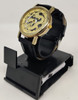 Watch Fashion Generic Men Clear Base Pinbo With Leather Ripple Strap