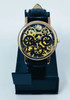 Watch Fashion Generic Men Clear Base Pinbo With Leather Ripple Strap
