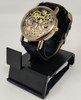 Watch Fashion Generic Men Clear Base Pinbo With Leather Ripple Strap