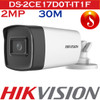 SECURITY CAMERA DVR HIKVISION DS-2CE17D0T-IT 1F 2MP BULLET 30M IR DISTANCE