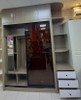 WARDROBE QUAD 816A-12 WITH GLASS SLIDING DOOR