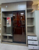 WARDROBE QUAD 816A-12 WITH GLASS SLIDING DOOR