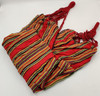 HAMMOCK FINE STRIPES COLOURED RED END