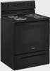 STOVE 4 BURNER WHIRLPOOL WFC315S0JB ELECTRIC BLACK 30" 1Y