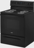 STOVE 4 BURNER WHIRLPOOL WFC315S0JB ELECTRIC BLACK 30" 1Y