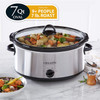 SLOW COOKER CROCK-POT SCV700-S-BR 7Q OVAL
