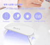 Nails UV LED Mini Lamp Portable 6w for Gel Polish
