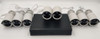 SECURITY CAMERA KIT 8-PORT NVR JORTAN 8906ZL3-8 8-WAYS WIRELESS COMBO KIT
