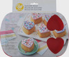 BAKING WILTON SILICONE MOLD HEART 6 CAVITY 2105-4824
