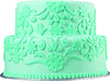 BAKING WILTON FONDANT AND GUM PASTE SILICONE MOLD FGP LACE 409-2557