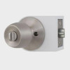 LOCK DEFIANT ENTRY KNOB 154 644 STAINLESS STEEL