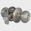 LOCK DEFIANT ENTRY KNOB 881 996 SATIN NICKLE