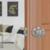 LOCK DEFIANT ENTRY KNOB 881 996 SATIN NICKLE