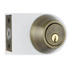 LOCK DEFIANT DEADBOLT SINGLE 154 741 ANTIQUE BRASS