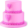 BAKING WILTON COOKIE CUTTER DOUBLE CUT-OUTS 6PCS SET HEART 417-2588