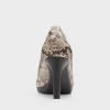 Footwear Women Clarks Pump Adriel Viola Taupe Snake Print