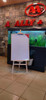 EASEL STAND & BOARD WOOD FRAME 2' X 3' 60X90CM