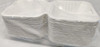 FOOD BOX BIODEGRADABLE 6" X 6" 50PCS PACK 1 COMPARMENT