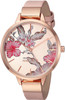 Watch Women Nine West NW/2044RGPK Rose Gold-Tone and Blush Pink Strap