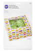 BAKING WILTON CUPCAKE BOXES 3PCS 6.25"X6.25"X3" HOLDS 4 CUPCAKES 415-1206
