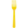 PARTY PLASTIC FORKS 18PCS PACK UNIQUE