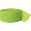 PARTY STREAMER 81FT X 1.75" 24.6M X 4.45CM CREPE PAPER UNIQUE
