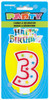 PARTY BIRTHDAY CANDLE NUMBERS UNIQUE
