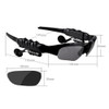SUNGLASSES WITH BLUETOOTH HEADSET WITH CASE