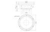 SPEAKER 18SOUND 8" 8NMB420 8 ohms