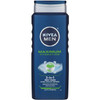 Lotion Set Nivea Men Maximum Hydration Essential Pack Body Wash and Shower Loofah Included - Two 16.9 fl oz Bottles