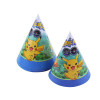 PARTY HATS CHARACTERS 6PCS PACK PAPER CONE TYPE WITH STRING BI50
