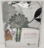 SHOWER CURTAIN MSHINE YB2950810 180 X 180CM WITH HOOKS